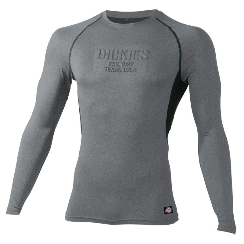 Dickies】ドライパワーサポート長袖立体プリントインナー