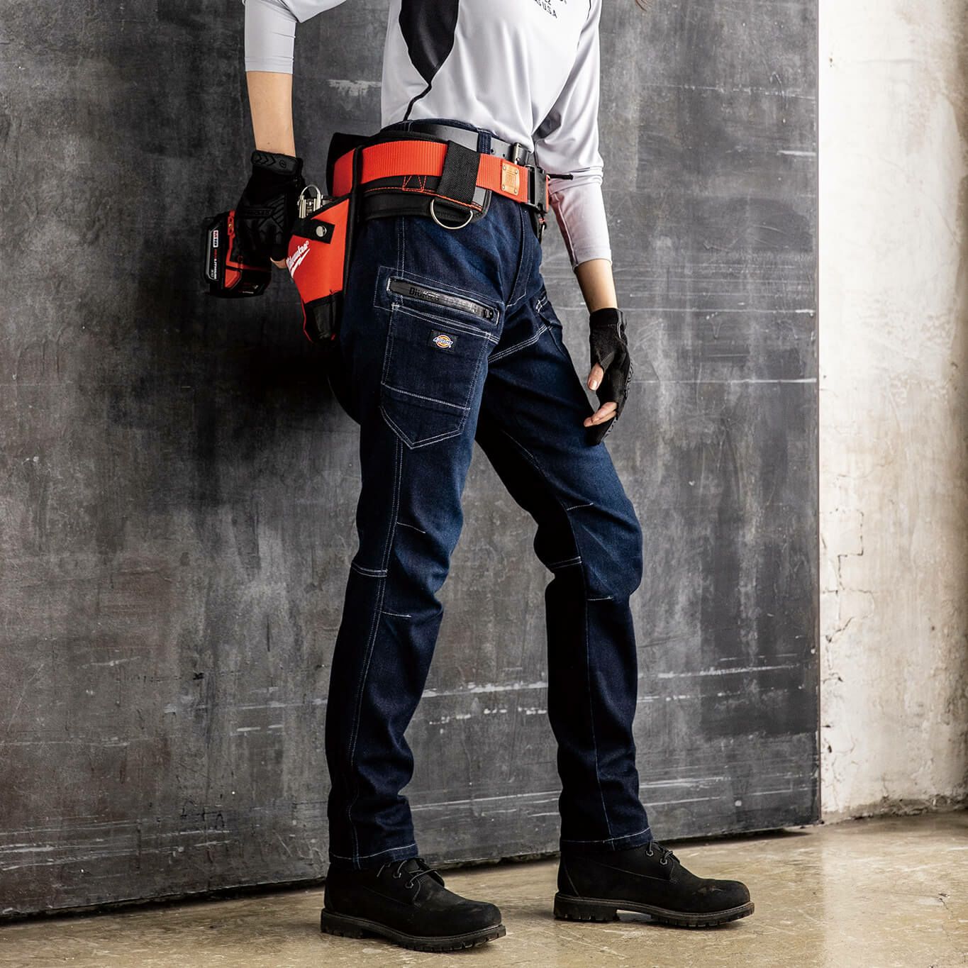 Dickies】ストレッチシルキーデニムカーゴ|コーコス信岡公式通販