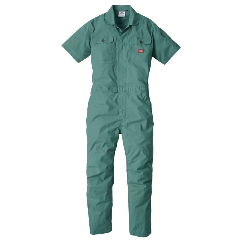Dickies ネイビーオーバーオール つなぎ　半袖　３L Dickies ネイビーオーバーオール つなぎ 半袖 3Lオンライ