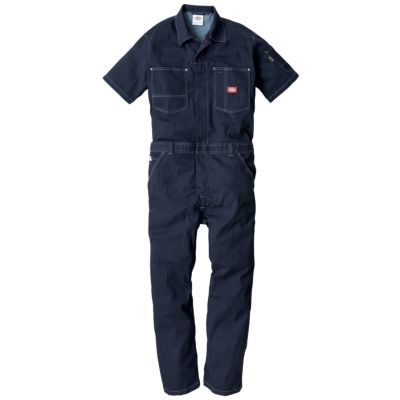 【Dickies】CORDURAデニム半袖つなぎ