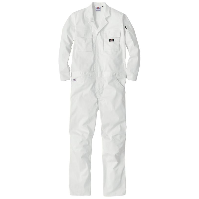 ディッキーズ Dickies つなぎ　Mサイズ　ホワイト　新品未使用 Dickies】T/Cストレッチつなぎ|コーコス信岡公式通販