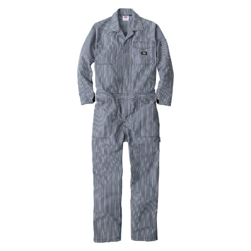 ディッキーズ つなぎ オールインワン 長袖 L ヒッコリー
は Dickies】ストレッチヒッコリー長袖ライトつなぎ|コーコス信岡