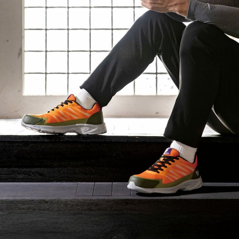 MINERVA WORKS】フライワークゴムレースセーフティースニーカー