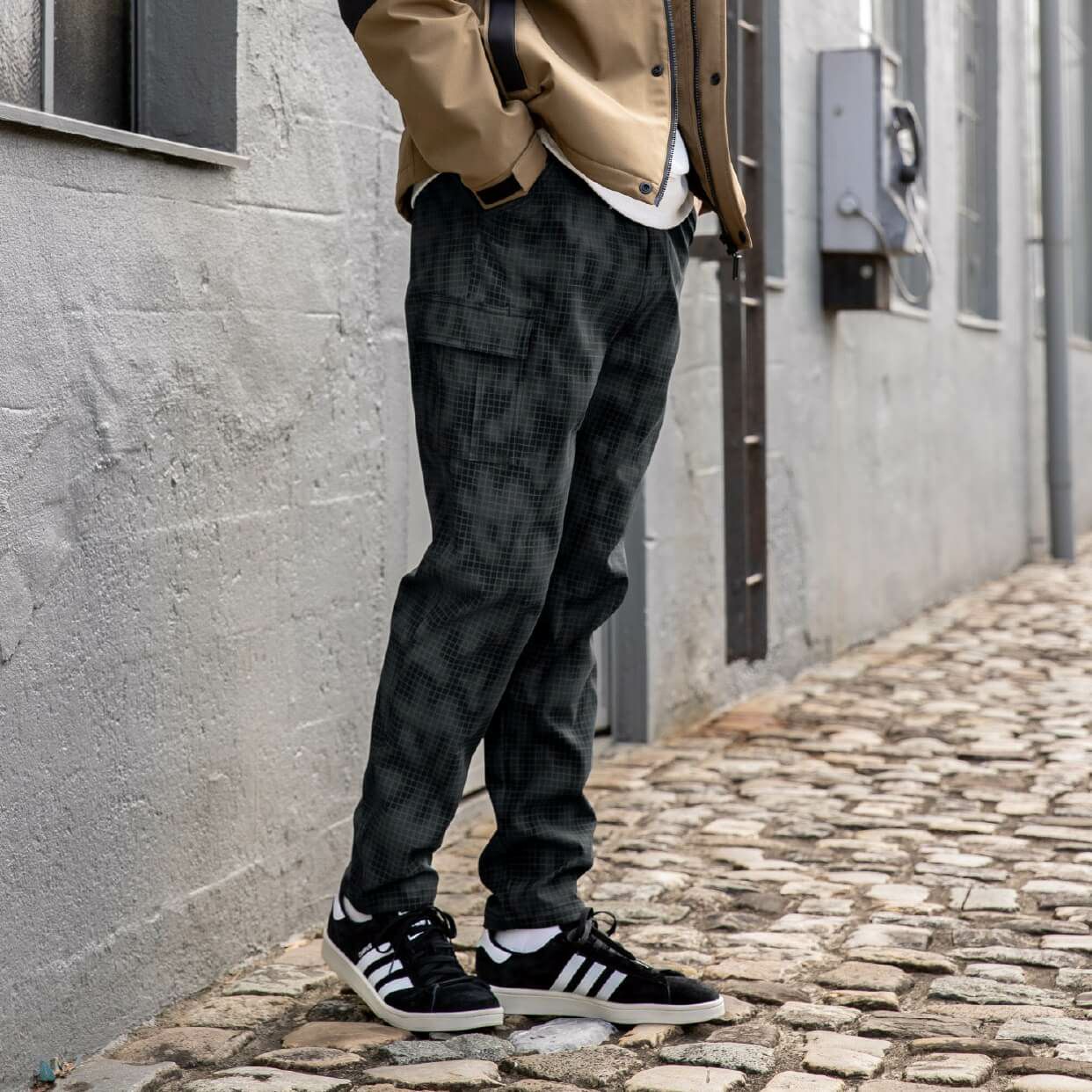 グリッド男性着用イメージ