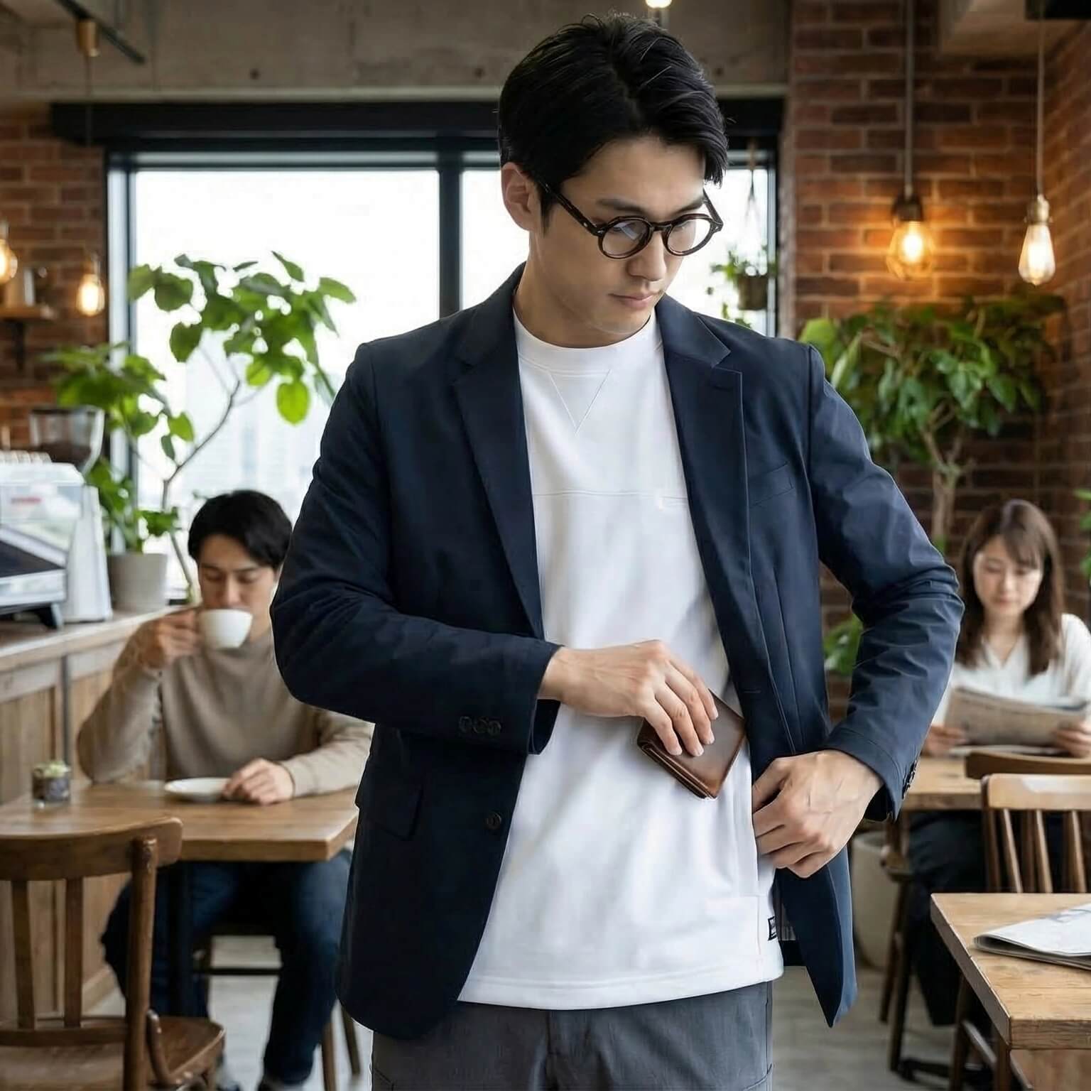 着用イメージ(AIモデル使用)