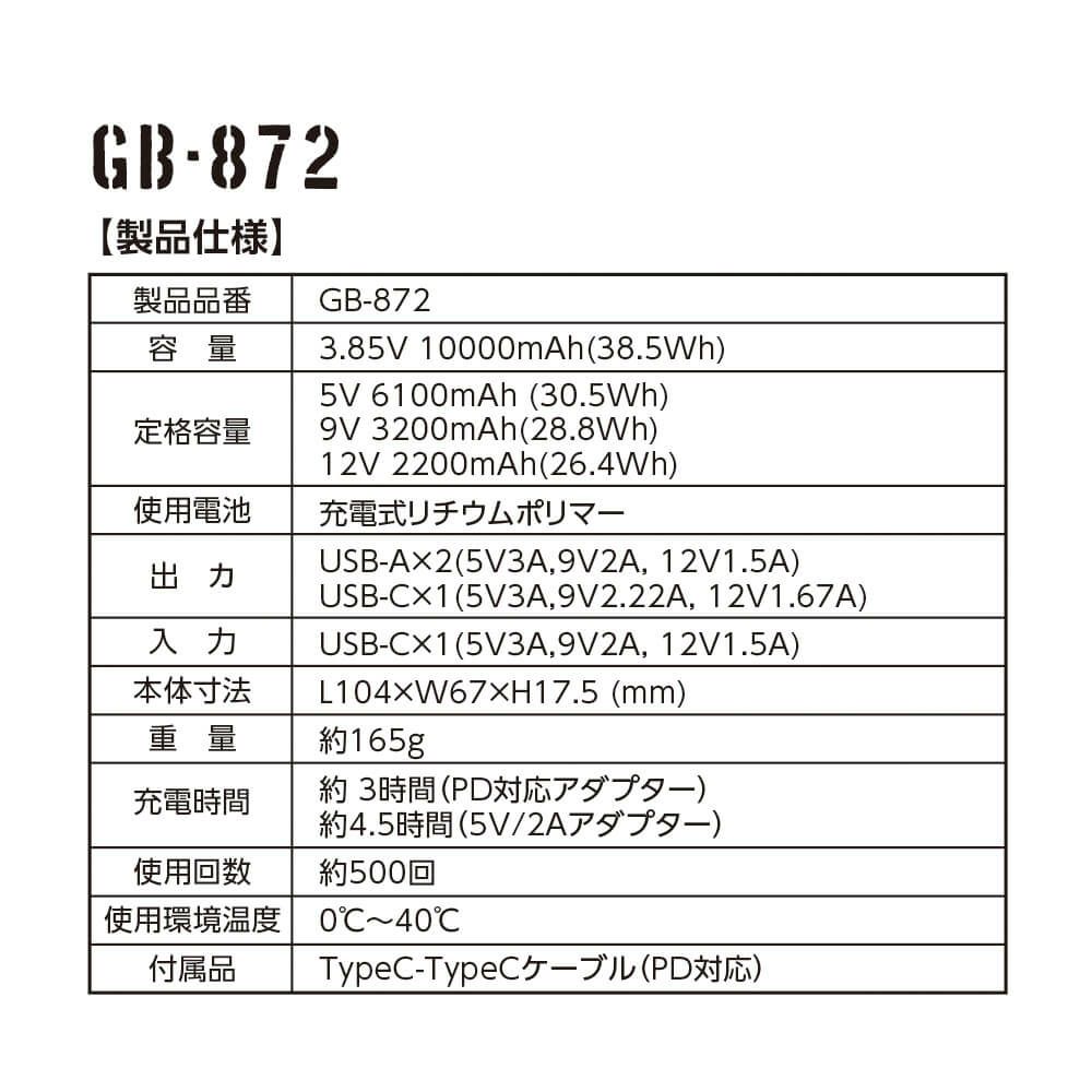スペック表